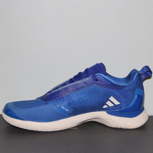 Adidas Avacourt Tennis Shoes Women 7.5 Bright Royal Blue White - Picture 3 of 7